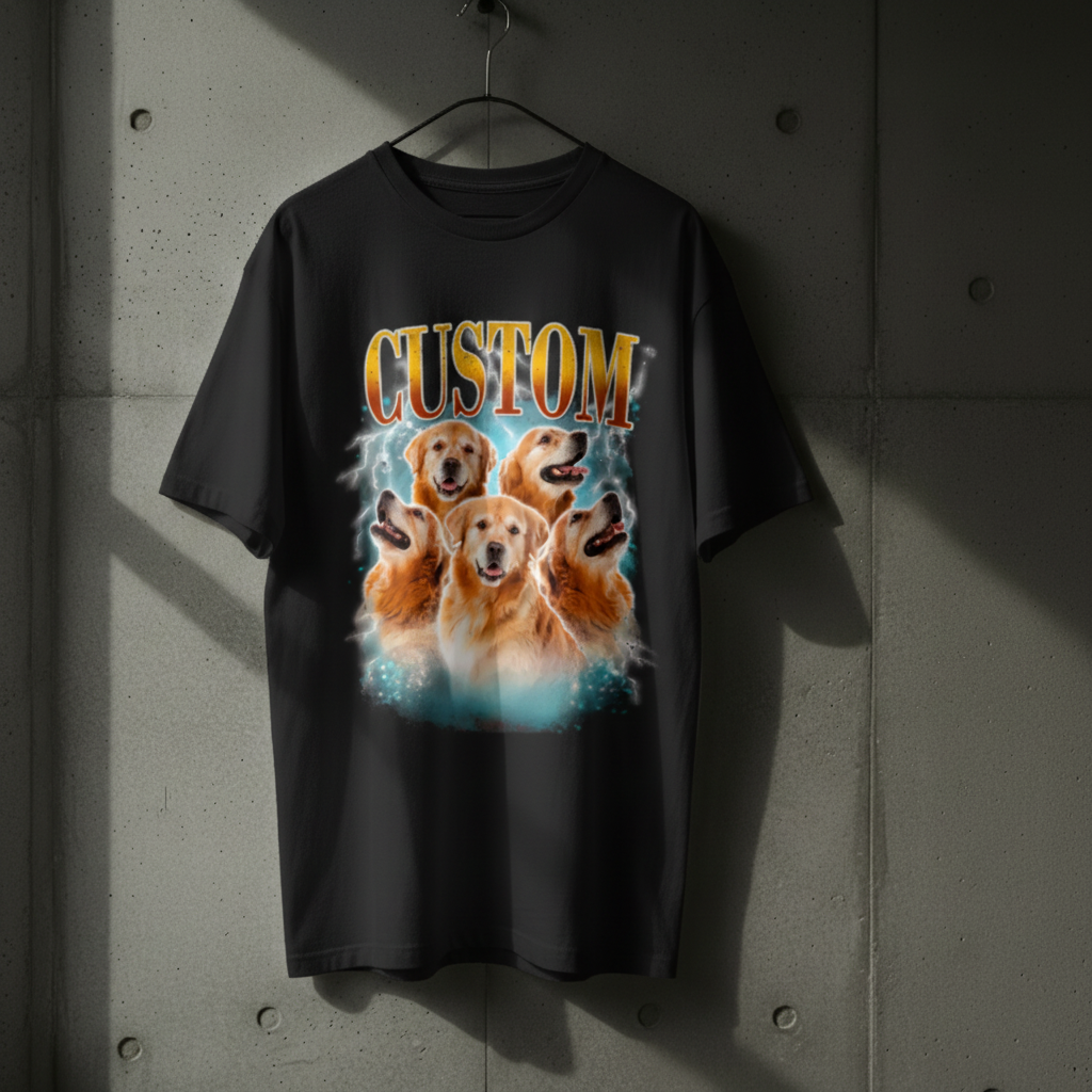 Custom T-Shirt - Black Square